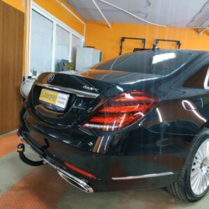 Фаркоп на Mercedes S-Class w222, в т.ч 4Matic, в т.ч AMG styling 2014-2021. Требуется подрезка бампера. Тип шара: AV (вертикальное быстросъемное крепл