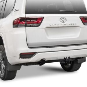 Фаркоп на Toyota Land Cruiser 300 2021-, Lexus LX 2021-. Тип шара: A. Требуется невидимая подрезка бампера. Нагрузки: 2500/75 кг (без электрики в комп