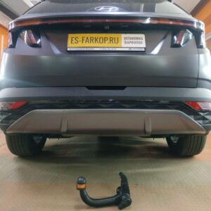 Фаркоп на Hyundai Tucson европейская сборка 2021- без подрезки бампера. Тип шара: AV (вертикальное быстросъемное крепление шара на ключе). Нагрузки: 2